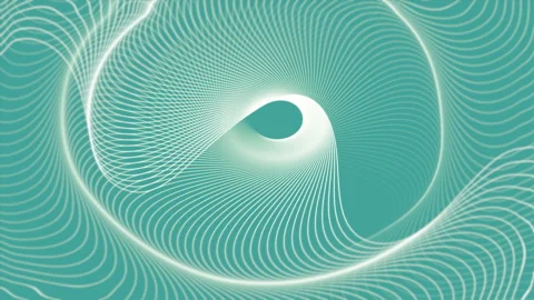 Abstract background with circles and waves Stock Footage 164894443