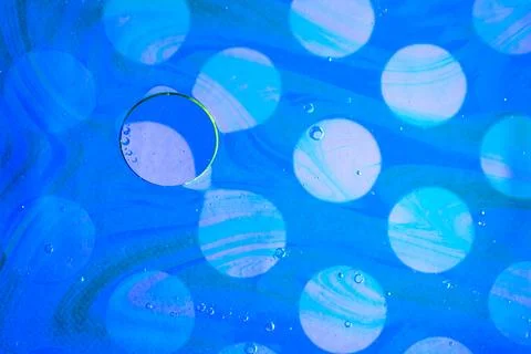 Abstract background circles blue tones Stock Photos