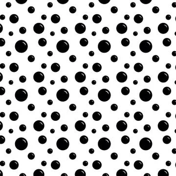 Abstract background with  circles. bubble seamless pattern vector Illustrazione stock