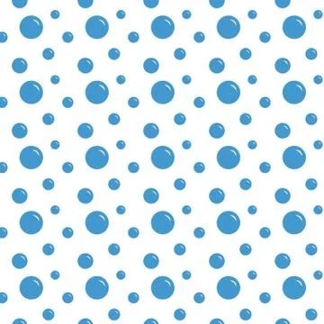 Abstract background with  circles. bubble seamless pattern vector Illustrazione stock