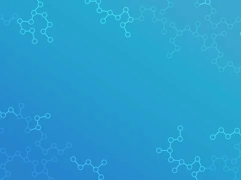 Abstract background with circles connected by lines Illustrazione stock