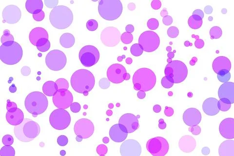 Abstract background with circles of different sizes in burgundy and pink colors Stock Illustration