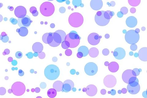 Abstract background with circles of different sizes in burgundy and pink colors Stock Illustration