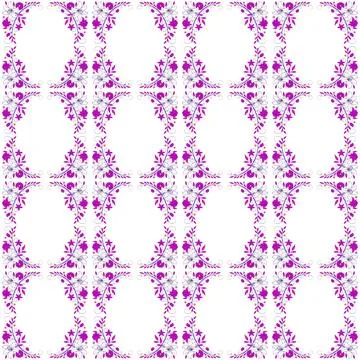 Abstract background with circles frame of roses Stock Illustration