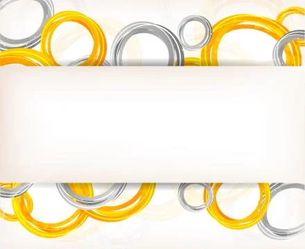 Abstract background with circles Stock Illustration