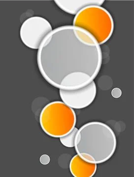 Abstract background with circles Stock Illustration