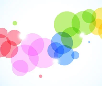 Abstract background with circles Stock Illustration