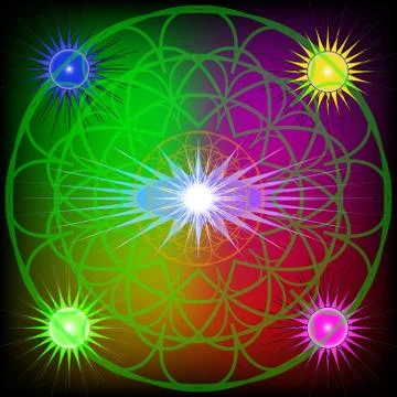 Abstract background circles. Stock Illustration