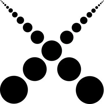 Abstract background from circles Stock Illustration