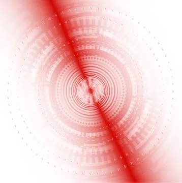 Abstract background circles light red color Illustrazione stock