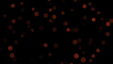 Abstract background with circles particle lights black background Stock Photos