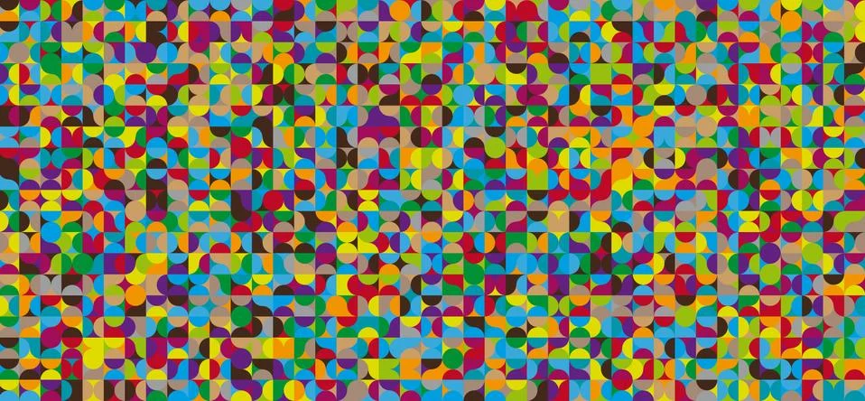 Abstract background with circles pattern Stock Illustration