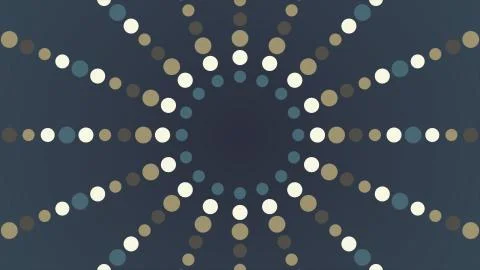 Abstract background with circles. Seamless loop. Loopable cyclic animated Illustrazione stock