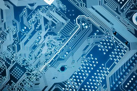 Abstract background with Circuit board Foto stock