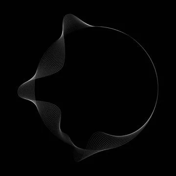 Abstract background with circular lines shape Abstract background with cir... Foto stock