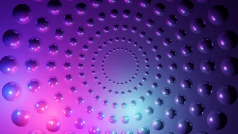 Abstract background circular purple spheres Stock Footage 143590695