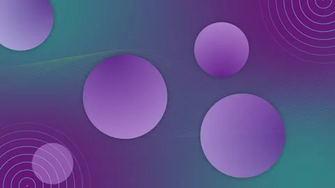 Abstract background with circular shapes gradient wavy lines and concentric.. Stock Footage 337073239