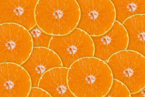 Abstract background with citrus-fruit of Close-up orange slices Stock Photos