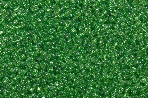 Abstract background of close up multi colored beads. Stock Photos