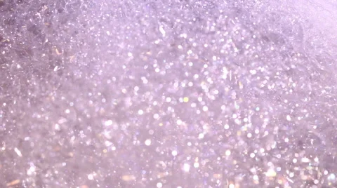 Abstract background closeup of a field of bubbles with light and focus shifts Stock Footage 46436265