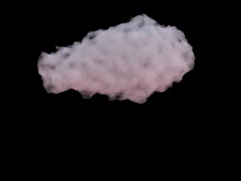 Abstract background with cloud. 3d rendering Illustrazione stock