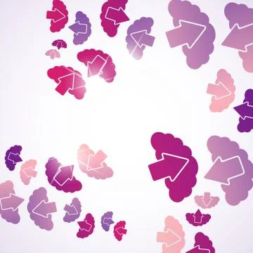 Abstract background: cloud Stock Illustration