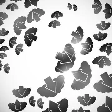 Abstract background: cloud Illustrazione stock