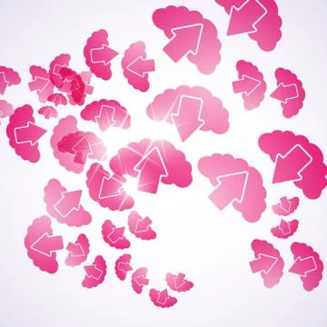 Abstract background: cloud Illustrazione stock