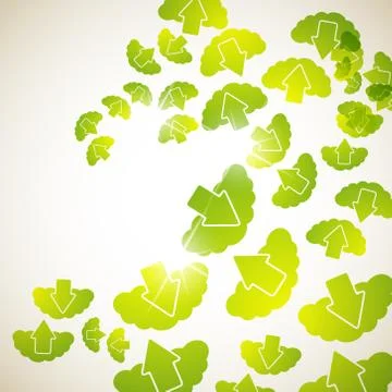 Abstract background: cloud Stock Illustration