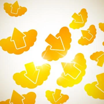 Abstract background: cloud Stock Illustration