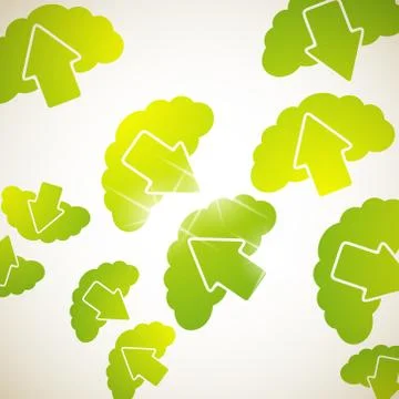 Abstract background: cloud Illustrazione stock