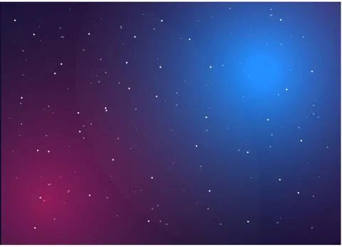 Abstract background with cloud stars blue and light pink Stock-Illustration