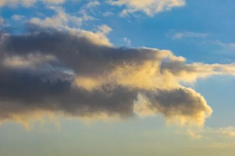 Abstract background of clouds at sunset Stock Photos