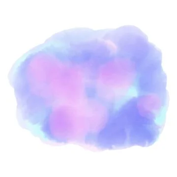 Abstract background clouds watercolor style Stock Illustration