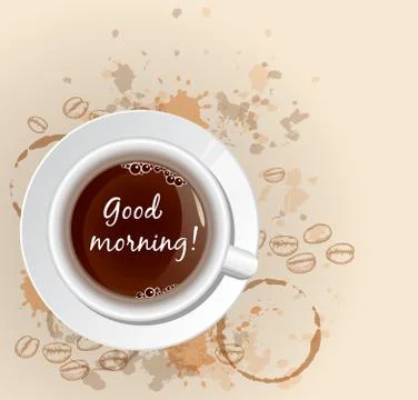 Abstract background with coffee Stock Illustration