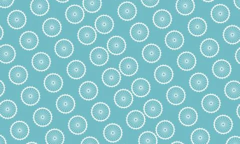 Abstract background of Cogs and gears on blue sky background. design vector i Stock Illustration