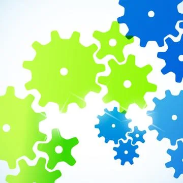 Abstract background: cogwheel Stock Illustration