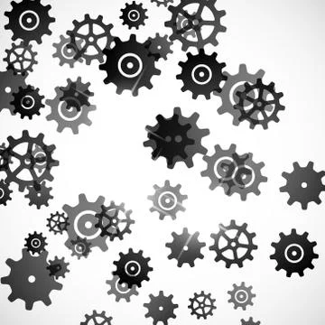 Abstract background: cogwheel 스톡 일러스트