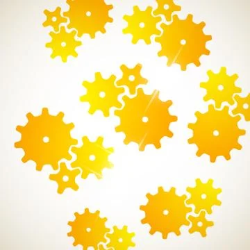 Abstract background: cogwheel Stock Illustration