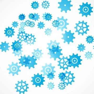 Abstract background: cogwheel Stock Illustration