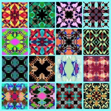 Abstract background collection vector illustration Stock Illustration