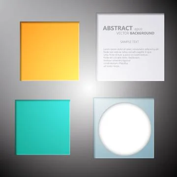 Abstract background of color boxes. Template for a text Stock-Illustration