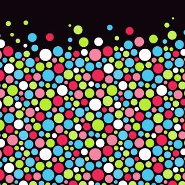 Abstract background with color circles. Vector illustration Stock Illustration