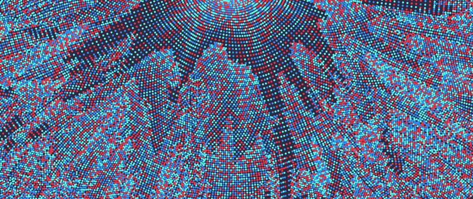 Abstract background with color circles. Vector illustration. Illustrazione stock