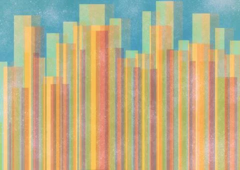 Abstract background with color lines Illustrazione stock