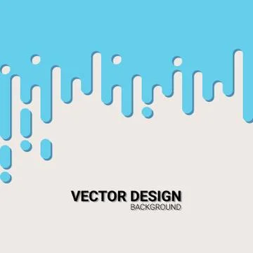 Abstract background with color rounded shapes. Vector illustration Stock Illustration