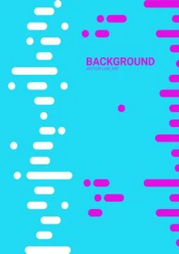 Abstract background with color rounded shapes. Vector illustration Stock Illustration