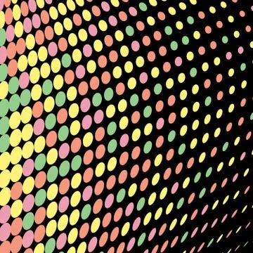 Abstract background colored circles bright Stock Illustration