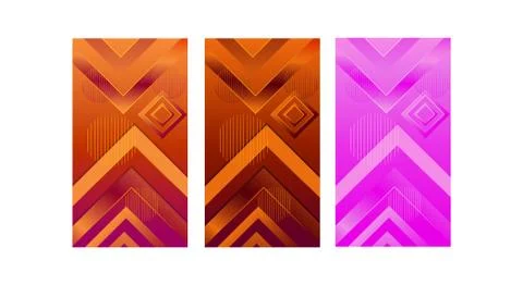 Abstract background with a colored dynamic waves, line and particles. Illustr Stock Illustration