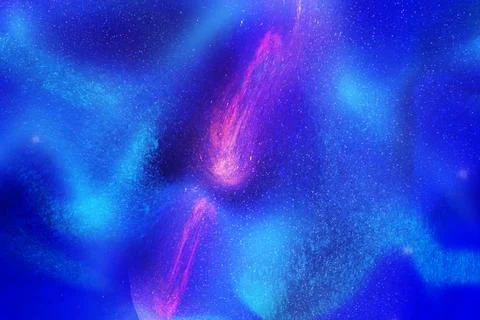 Abstract background with a colored dynamic waves blurry background. Illustr.. Stock Photos